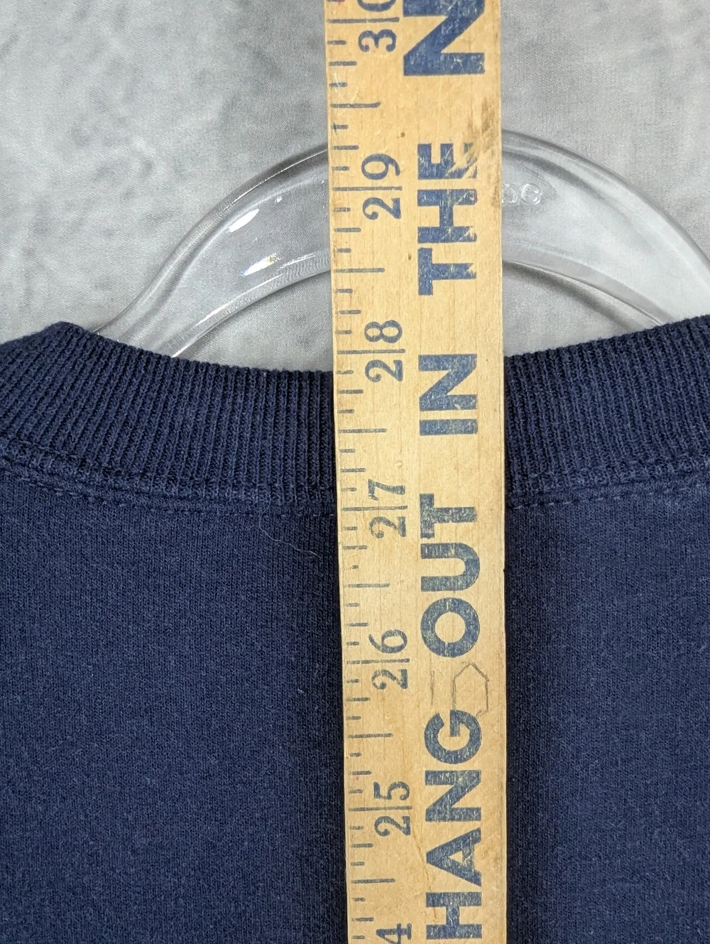 VTG 90s Jerzees Super Sweats Bookish Embroidered Crewneck Sweatshirt XL Navy - Picture 7 of 8